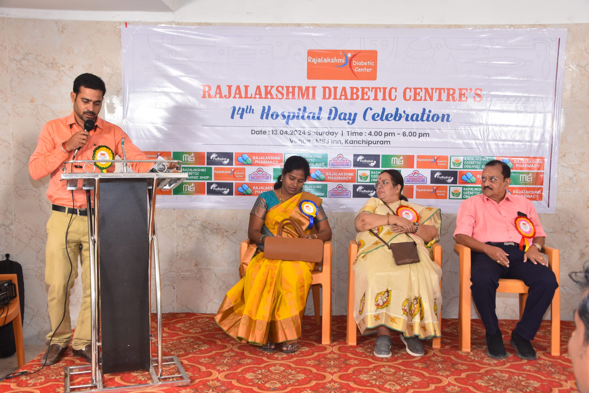 Rajalakshmi diabetic centre 14th anniversary hospital day celebration